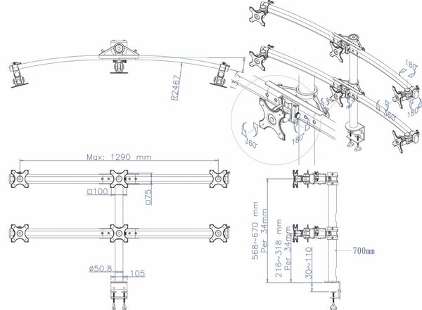 Newstar Newstar FPMA-D700D6