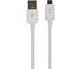 2.1 A Micro USB kabel Wit