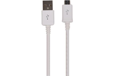 2.1 A Micro USB kabel Wit