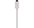 2.1 A Micro USB kabel Wit