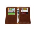 Pull Up Portemonnee Maat M Bruin