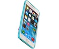 Vlinder Standing TPU Case voor iPhone 6 Turquoise