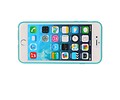 Vlinder Standing TPU Case voor iPhone 6 Turquoise