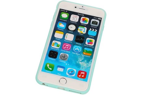 Vlinder Standing TPU Case voor iPhone 6 Groen