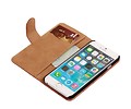 Glans Krokodil Bookstyle Hoes - Geschikt voor iPhone 6 Bruin