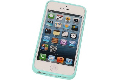 Vlinder Standing TPU Case voor iPhone 6 Plus Groen