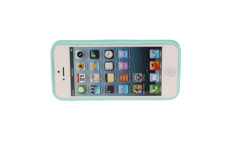 Vlinder Standing TPU Case voor iPhone 6 Plus Groen