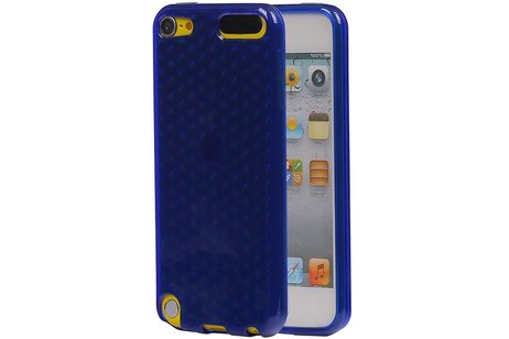 Diamant TPU Hoesjes - Hoesje Geschikt voor iPod Touch 5 Donker Blauw