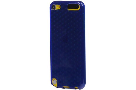 Diamant TPU Hoesjes - Hoesje Geschikt voor iPod Touch 5 Donker Blauw
