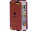 Diamant TPU Hoesjes - Hoesje Geschikt voor iPod Touch 5 Paars