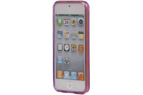 Diamant TPU Hoesjes - Hoesje Geschikt voor iPod Touch 5 Paars