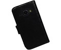 TPU Bookstyle Hoes - Hoesje Geschikt voor Samsung Galaxy J1 J100F Zwart