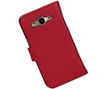Washed Leer Bookstyle Hoesje - Geschikt voor Samsung Galaxy J5 J500F Roze