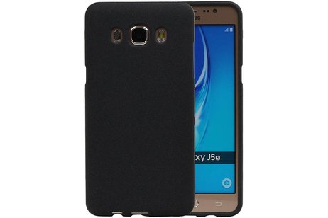 Sand Look TPU Hoesje voor Galaxy J5 2016 J510F Zwart