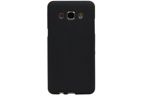 Sand Look TPU Hoesje voor Galaxy J5 2016 J510F Zwart