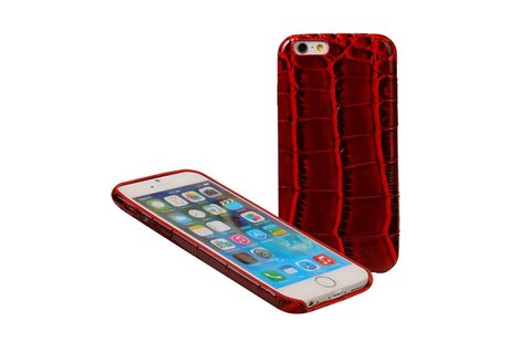 BackCover Hoesje Color Telefoonhoesje - Hoesje Geschikt voor iPhone 6 / iPhone 6S - Rood