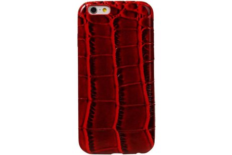 BackCover Hoesje Color Telefoonhoesje - Hoesje Geschikt voor iPhone 6 / iPhone 6S - Rood