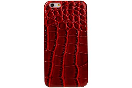 BackCover Hoesje Color Telefoonhoesje - Hoesje Geschikt voor iPhone 6 / iPhone 6S Plus - Rood