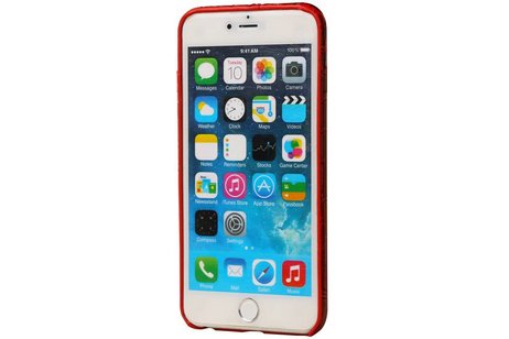 BackCover Hoesje Color Telefoonhoesje - Hoesje Geschikt voor iPhone 6 / iPhone 6S Plus - Rood