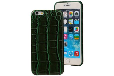 BackCover Hoesje Color Telefoonhoesje - Hoesje Geschikt voor iPhone 6 / iPhone 6S Plus - Groen