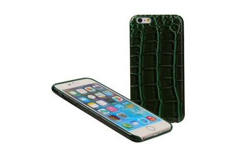 BackCover Hoesje Color Telefoonhoesje - Hoesje Geschikt voor iPhone 6 / iPhone 6S Plus - Groen