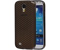 Diamant TPU Backcover Case Hoesjes - Hoesje Geschikt voor Samsung Galaxy S4 i9500 Zwart