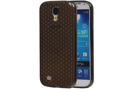 Diamant TPU Backcover Case Hoesjes - Hoesje Geschikt voor Samsung Galaxy S4 i9500 Zwart
