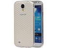 Diamant TPU Backcover Case Hoesjes voor Galaxy S4 i9500 Wit