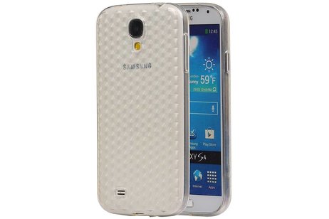 Diamant TPU Backcover Case Hoesjes - Hoesje Geschikt voor Samsung Galaxy S4 i9500 Wit