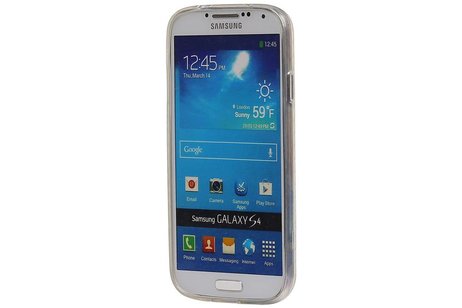 Diamant TPU Backcover Case Hoesjes - Hoesje Geschikt voor Samsung Galaxy S4 i9500 Wit