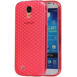 Diamant TPU Backcover Case Hoesjes voor Galaxy S4 i9500 Roze