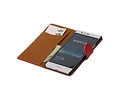 Washed Leer Bookstyle Wallet Case Hoesje - Geschikt voor Huawei Ascend Y300 Roze