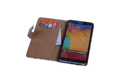 BAOHU Chita Bookstyle Wallet Case Hoesjes - Hoesje Geschikt voor Nokia Lumia 1020 Wit