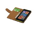 Chita Bookstyle Wallet Case Hoesjes voor Nokia Lumia 520 Wit