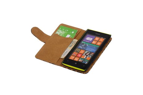 BAOHU Chita Bookstyle Wallet Case Hoesjes - Hoesje Geschikt voor Nokia Lumia 520 Chita