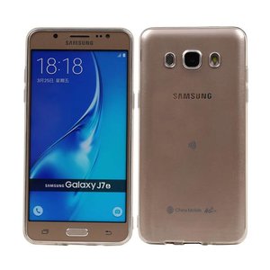 BAOHU Transparant TPU Backcover Case Hoesje Geschikt voor Samsung Galaxy J7 2016 J710F Ultra-thin