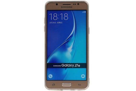 BAOHU Transparant TPU Backcover Case Hoesje Geschikt voor Samsung Galaxy J7 2016 J710F Ultra-thin