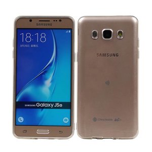Transparant TPU Backcover Case Hoesje voor Galaxy J5 2016 J510F Ultra-thin