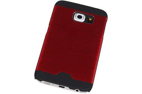 Lichte Aluminium Hardcase voor Galaxy S6 Edge G925F Rood