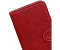 Pull-UP Bookstyle Wallet Case Hoesjes voor Nokia 3 Rood