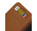 BAOHU Zakelijke Book Case Telefoonhoesje Geschikt voor de Nokia 3 - Portemonnee Hoesje - Pasjeshouder Wallet Case - Rood