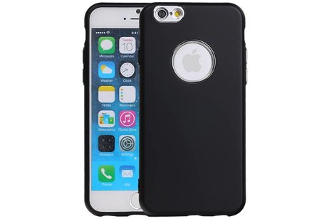 BAOHU Design TPU Hoesje - Hoesje Geschikt voor iPhone 6 / 6s Zwart