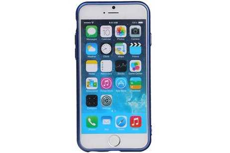 Design TPU Hoesje voor iPhone 6 / 6s Blauw