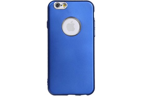 BAOHU Design TPU Hoesje - Hoesje Geschikt voor iPhone 6 / 6s Blauw
