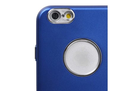 BAOHU Design TPU Hoesje - Hoesje Geschikt voor iPhone 6 / 6s Blauw