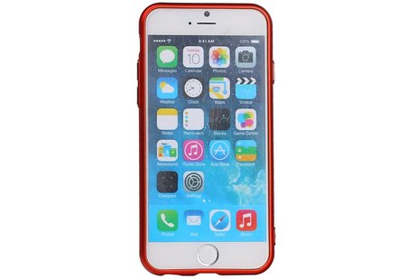 BAOHU Design TPU Hoesje - Hoesje Geschikt voor iPhone 6 / 6s Rood