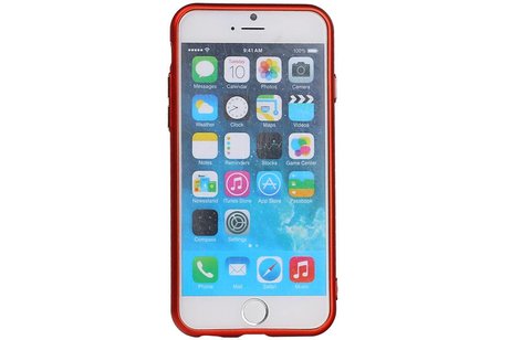 Design TPU Hoesje voor iPhone 6 / 6s Rood