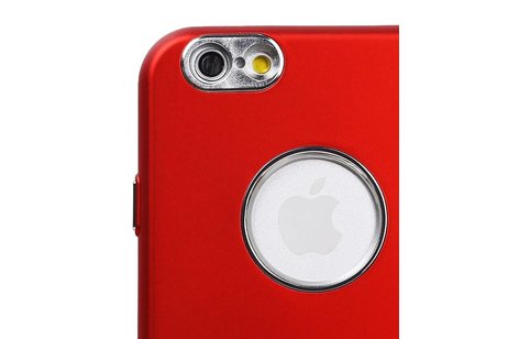 BAOHU Design TPU Hoesje - Hoesje Geschikt voor iPhone 6 / 6s Rood