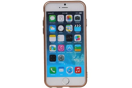 Design TPU Hoesje voor iPhone 6 / 6s Goud