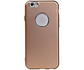 BAOHU Design TPU Hoesje - Hoesje Geschikt voor iPhone 6 / 6s Goud